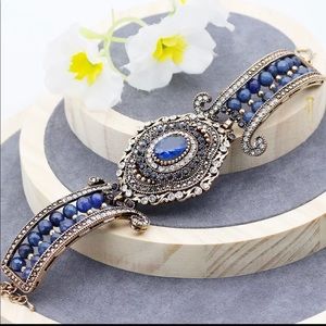 Retro Vintage Turkish big stone bracelet!